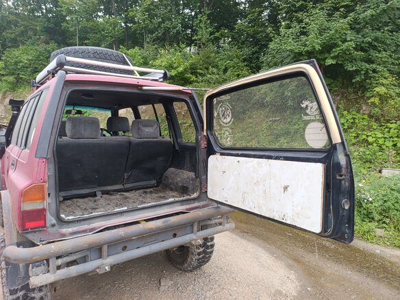 1992 Suzuki Escudo I, красный, 350000 рублей - вид 7