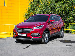 2015 Hyundai Santa Fe III Рестайлинг, красный, 1698000 рублей, вид 1