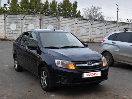 2015 Lada (ВАЗ) Granta I, синий, 330000 рублей, вид 3