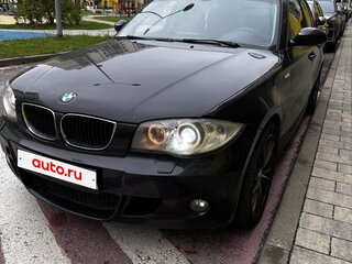 2007 BMW 1 серии 118i I (E81/E82/E87/E88) Рестайлинг, чёрный, 640000 рублей, вид 1