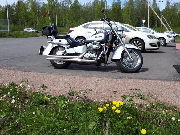 2005 Honda Shadow 750, белый, 550000 рублей - вид 6