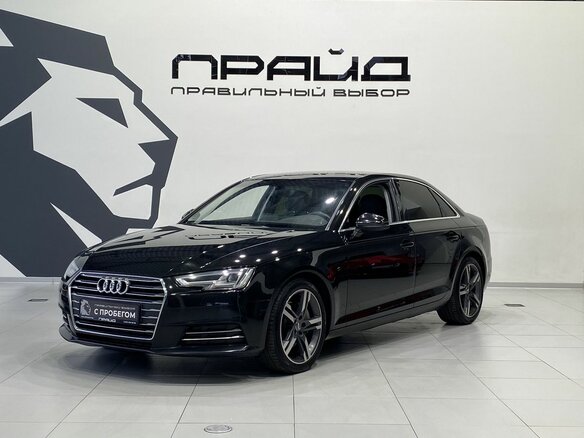 2015 Audi A4 V (B9), чёрный