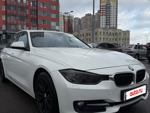 2012 BMW 3 серии 320i VI (F3x), белый, 1529000 рублей
