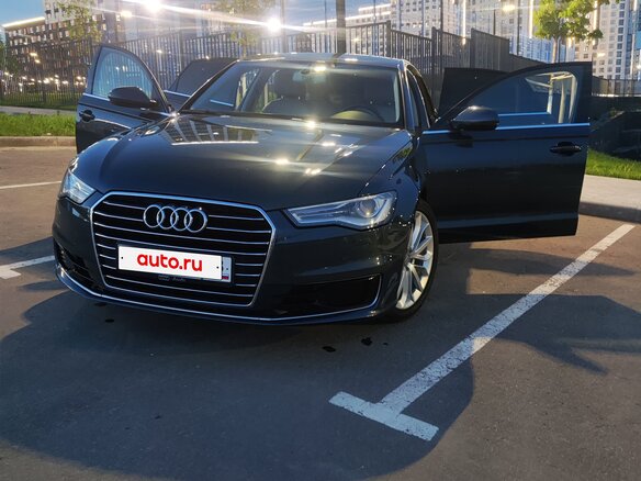 2015 Audi A6 IV (C7) Рестайлинг, серый, 1750000 рублей