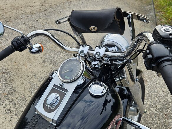 2007 Harley-Davidson Fat Boy, чёрный, 900000 рублей - вид 12