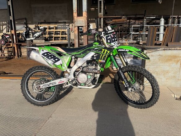 2016 Kawasaki KX 250, зелёный, 333000 рублей - вид 1