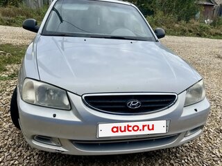 2009 Hyundai Accent ТагАЗ II, серый, 330000 рублей, вид 1
