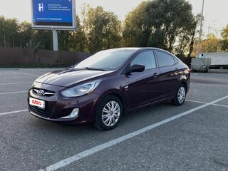 2012 Hyundai Solaris I, фиолетовый, 480000 рублей, вид 1