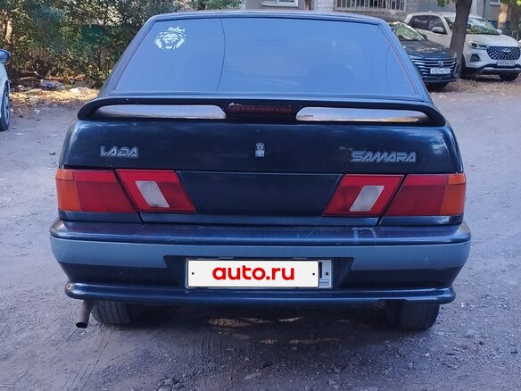 2007 Lada (ВАЗ) 2115, чёрный, 90000 рублей - вид 3