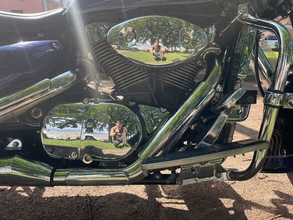 2004 Suzuki Boulevard C90, синий, 735000 рублей - вид 23