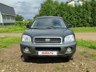 2003 Hyundai Santa Fe I, чёрный, 420000 рублей, вид 1