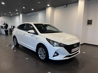 2020 Hyundai Solaris II Рестайлинг, белый, 1230000 рублей, вид 1