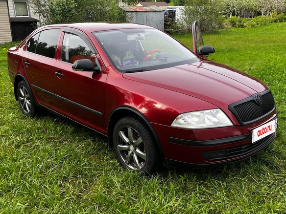 2008 Skoda Octavia II (A5), красный, 449000 рублей - вид 4