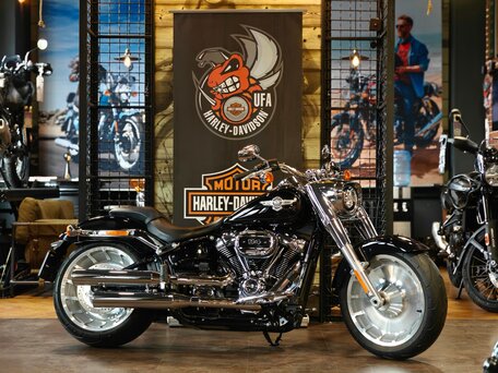2021 Harley-Davidson Fat Boy, чёрный, 2499000 рублей, вид 1