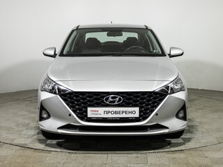 2021 Hyundai Solaris II Рестайлинг, серый, 1649700 рублей, вид 2