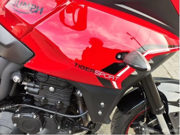 2014 Triumph Tiger 1050, красный, 780000 рублей - вид 15