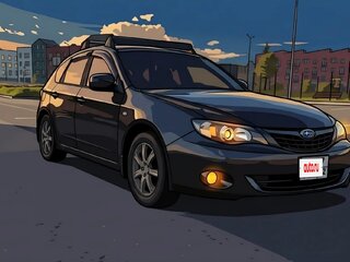 2007 Subaru Impreza III, серый, 890000 рублей, вид 1