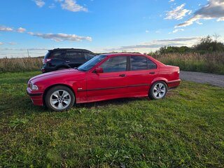 1997 BMW 3 серии 316i III (E36), красный, 400000 рублей, вид 3