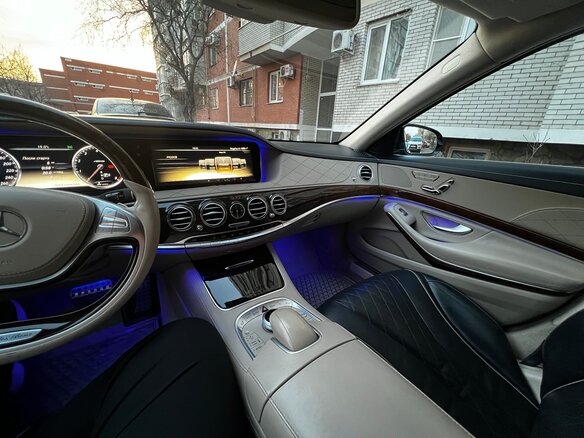 2013 Mercedes-Benz S-Класс 500 Long VI (W222, C217), чёрный, 2550000 рублей - вид 5