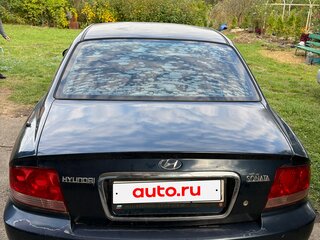 2006 Hyundai Sonata ТагАЗ IV (EF) Рестайлинг, синий, 400000 рублей, вид 4