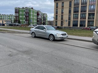 2003 Mercedes-Benz CLK-Класс 240 II (W209), серый, 320000 рублей, вид 3