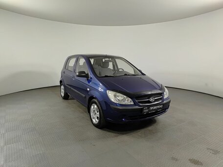 2008 Hyundai Getz I Рестайлинг, синий, 320000 рублей, вид 3
