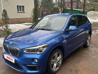 2018 BMW X1 20i xDrive II (F48), синий, 2100000 рублей, вид 2