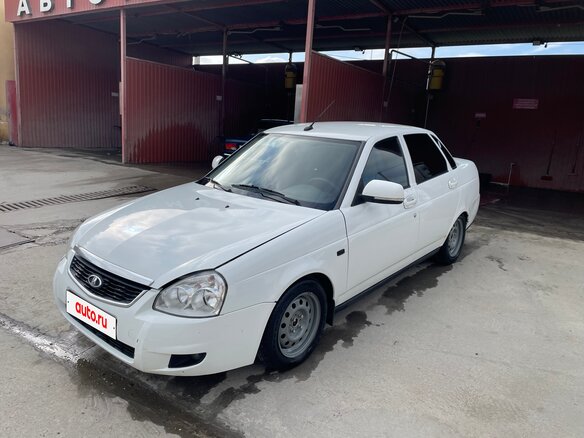 2013 Lada (ВАЗ) Priora I Рестайлинг, белый, 380000 рублей