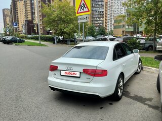 2014 Audi A4 IV (B8) Рестайлинг, белый, 1250000 рублей, вид 4