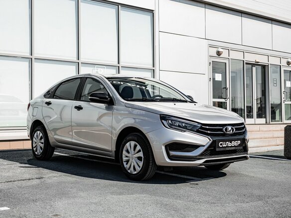 2026 Lada (ВАЗ) Vesta I Рестайлинг (NG), серебристый, 1651000 рублей - вид 3