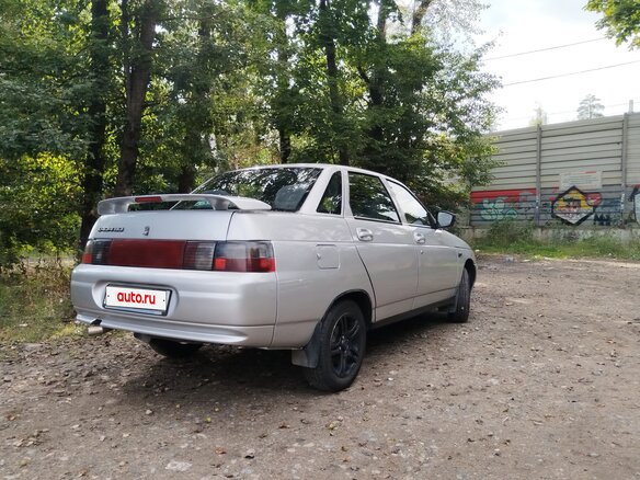 2003 Lada (ВАЗ) 2110, серебристый, 210000 рублей - вид 7