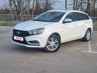 2017 Lada (ВАЗ) Vesta SW I, белый, 880000 рублей, вид 1
