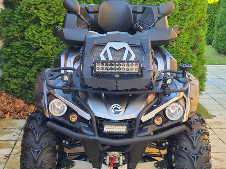2016 BRP Can-Am Outlander L 570 (MAX), серебристый, 1400000 рублей, вид 1
