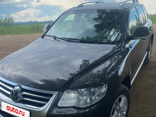 2007 Volkswagen Touareg I Рестайлинг, чёрный, 950000 рублей, вид 1