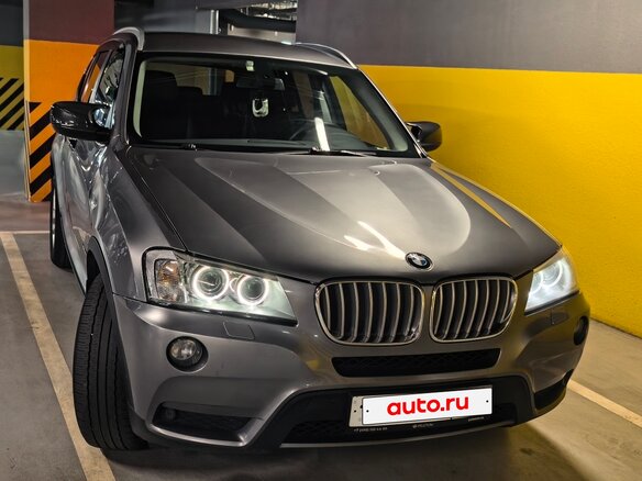 2011 BMW X3 28i xDrive II (F25), серый, 1540000 рублей - вид 12