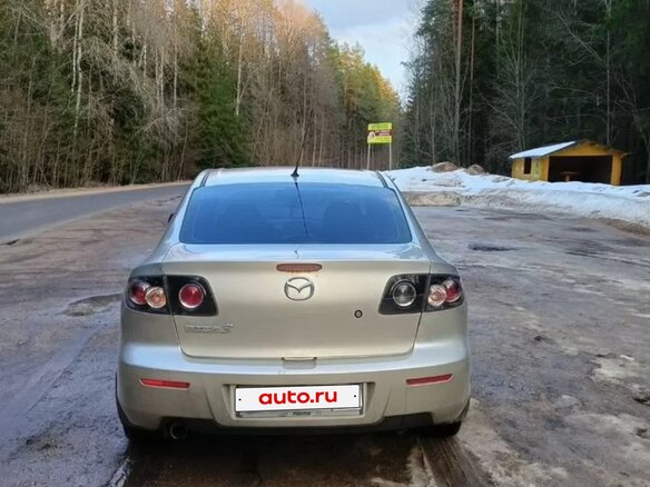 2007 Mazda 3 I (BK) Рестайлинг, серый, 395000 рублей - вид 1