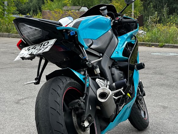 2009 Yamaha YZF-R6, чёрный, 570000 рублей - вид 5