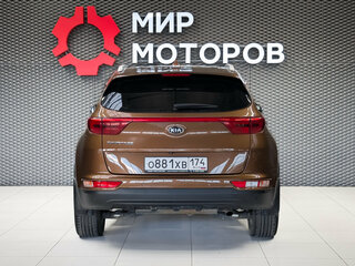 2017 Kia Sportage IV, коричневый, 1630000 рублей, вид 5