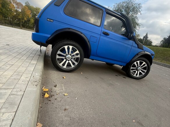 2005 Lada (ВАЗ) 2121 (4x4) I Рестайлинг, синий, 430000 рублей - вид 9