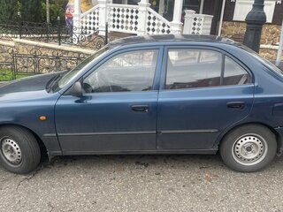 2008 Hyundai Accent ТагАЗ II, синий, 350000 рублей, вид 3