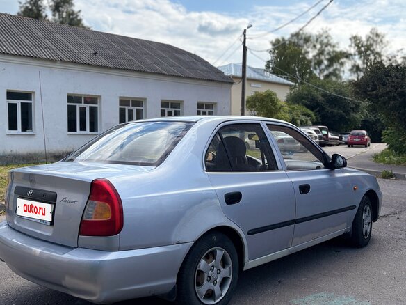 2008 Hyundai Accent ТагАЗ II, серебристый, 255000 рублей - вид 3