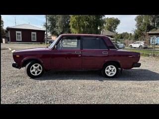 2002 Lada (ВАЗ) 2107, красный, 140000 рублей, вид 3