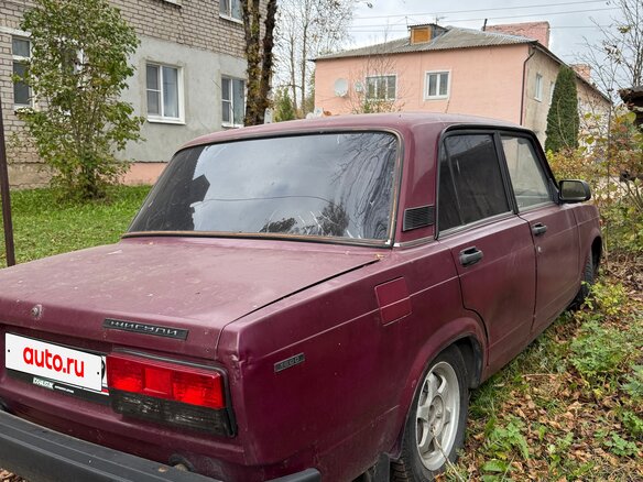 2003 Lada (ВАЗ) 2107, красный - вид 3