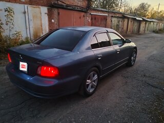 2003 Mitsubishi Galant VIII Рестайлинг, синий, 155000 рублей, вид 3