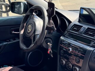 2008 Mazda 3 I (BK) Рестайлинг, чёрный, 460000 рублей, вид 5