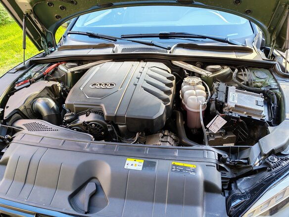 2021 Audi A5 40 TFSI II (F5) Рестайлинг, зелёный - вид 10
