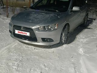 2012 Mitsubishi Lancer X Рестайлинг, серебристый, 500000 рублей, вид 4