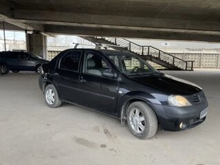 2009 Renault Logan I, чёрный, 195500 рублей, вид 3
