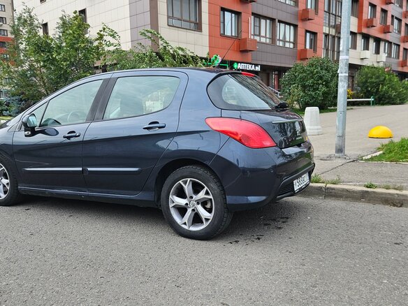 2012 Peugeot 308 I Рестайлинг, синий - вид 3
