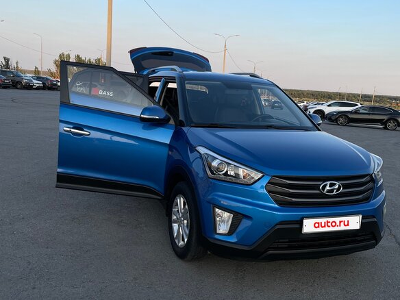 2018 Hyundai Creta I, синий, 1820000 рублей - вид 1